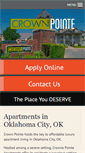 Mobile Screenshot of crownpointeapartmentsoklahomacity.com